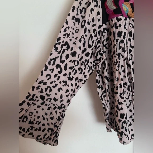 Savanna Jane Pink Leopard Top - Picture 2 of 5
